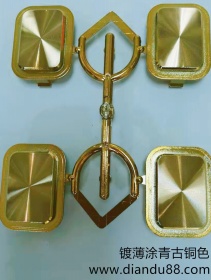 塑胶产品真空UV镀古铜色